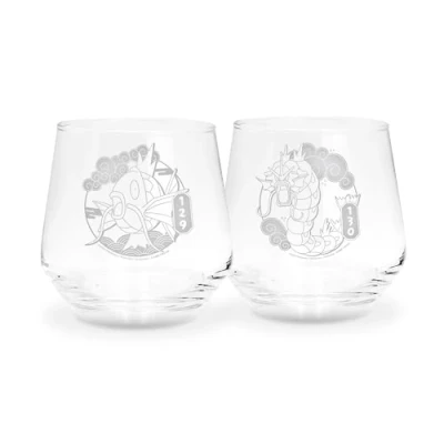 Image of ABYSTYLE Pokémon Magikarp &amp; Gyarados 2 Glass Set