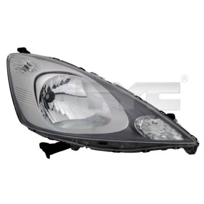 Image of 33100TF0G01 Headlights TYC 20 11761 05 2 right H4 for hand traffic without electric motor HONDA: Jazz 3