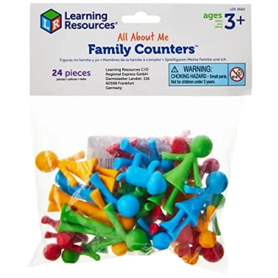 Image of Learning Resources All About Me Family Counters Bag of 24