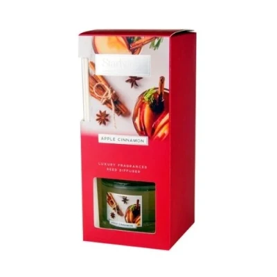 Image of Starlytes Apple Cinnamon Luxury Fragranced Reed Diffuser Long Lasting 12 Weeks 100 ml
