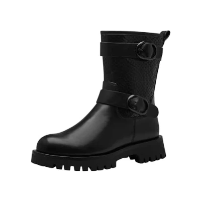 Image of Tamaris Women&#039; 1 25834 41 Fashion Boot, Black Structure, 3.5 UK