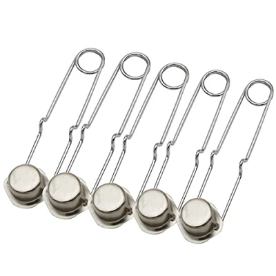 Image of Ntcpefy 5 Pack Flint Spark Torch Igniter Single Lighter for Propane Striker, Silver