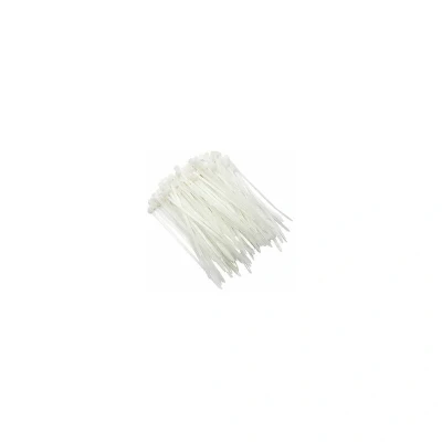 Image of Amtech 100 Tie Wraps (100mm X 2.5mm) White