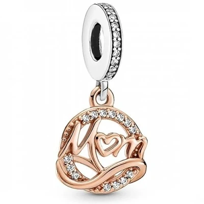 Image of Pandora Two tone Mum Dangle Charm 789374C01