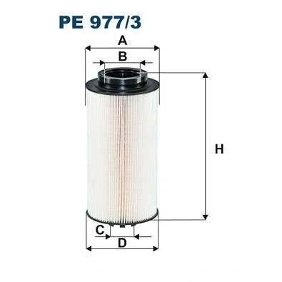 Image of 51125016006, 51125016008, 51125030079, 51125030081, 51125030110 Fuel Filter FILTRON PE 977/3 Insert MAN: TGX, TGL