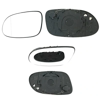 Image of Fits Mercedes A Class, For 1998 to 2005 AUG Heated Base Wide Angle Wing Mirror Glass (W168) LEFT HAND (UK Passenger Side)
