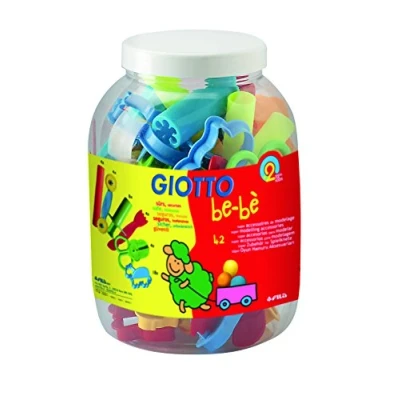 Image of GIOTTO be bè Kids Modelling Dough Accessories Set for Young Children, 42 Accessories, Assorted Colours, Ideal School &amp; Home