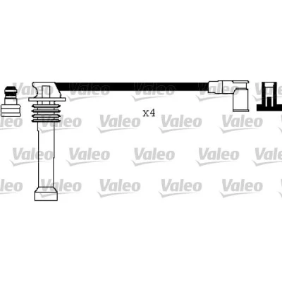Image of C20118160A, C20118170A, C20118180A, C20118190A Ignition Lead Set VALEO 346367 FORD: FIESTA 5, 6, Focus Mk1 Hatchback, VOLVO: S40 II