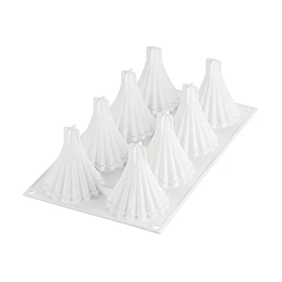Image of Silikomart Astro 95 Silicone Mold with 8 Cavities, Each 2.63 Inch Diameter x 3.12 High