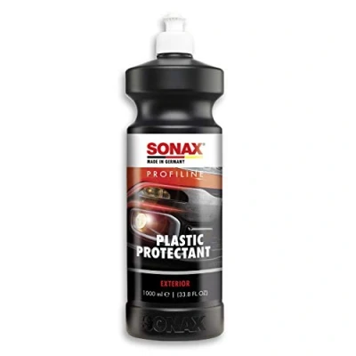 Image of SONAX PROFILINE Plastic Protectant Exterior (1 Litre) Effective, Transparent and Silicone free Care Gel for a Rich Shine on Unpainted Components Item No. 02103000