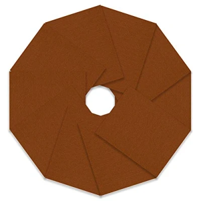 Image of Trimits Craft Felt, 10 Pack, Gingerbread
