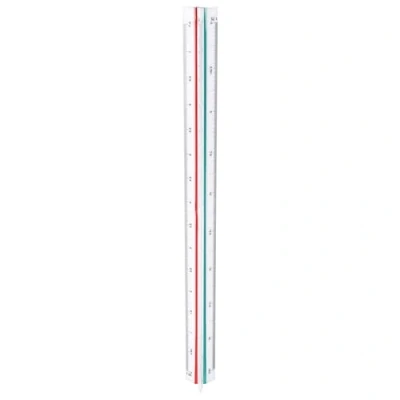 Image of Qndanoan 1:20 1:25 1:50 1:75 1:100 1:125 Plastic Triangular Scale Ruler