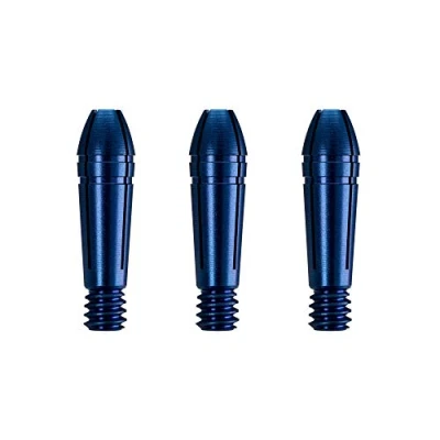 Image of Mission Titan Fox Darts Stems Shafts Titanium Aluminium Tops (Blue, 3 Spare Only)