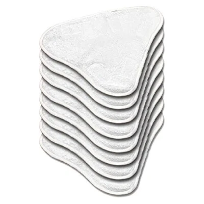 Image of Non Genuine Microfibre Steam Mop Replacement pads Pack of 6 (washable) For H20,H20 X5 Spares Plus Packaging.