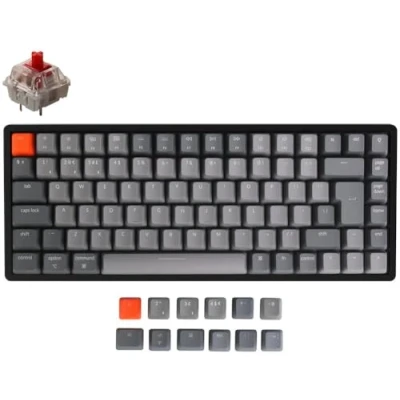 Image of UK Keychron K2v2 Bluetooth RGB Backlit Hot Swap Linear Switches Aluminium Mac/PC Keyboard