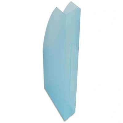 Image of Exacompta Ref 18083D Magazine File 292 x 110 320mm in Size, Suitable for A4+ Documents, Stable, Large Storage Capacity, Conical Shape Handling Turquoise