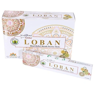 Image of Stamford Goloka Loban Masala Incense Sticks 15g each (Pack of 12)