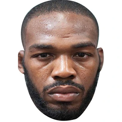 Image of FoxyPrinting Jon Jones Ufc Sports Celebrity Cardboard Party Face Mask Fancy Dress