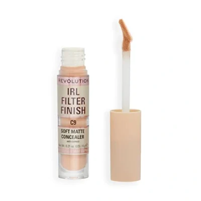 Image of Makeup Revolution, IRL Filter Finish Concealer, Medium to Full Coverage, C9, 6g