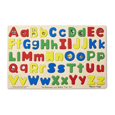 Image of Upper and Lowercase Alphabet: Puzzles (Wooden) Mini/Classic