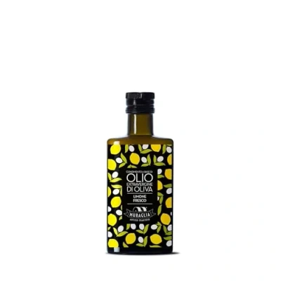 Image of Frantoio Muraglia, Glass Bottle with Extra Virgin Olive Oil, Lemon Aromatic 200ml