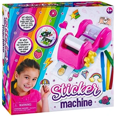 Image of FIZPORIUM Sticker Machine Self Adhesive Fun Stickers Create Your Own Unique Designs For 4+