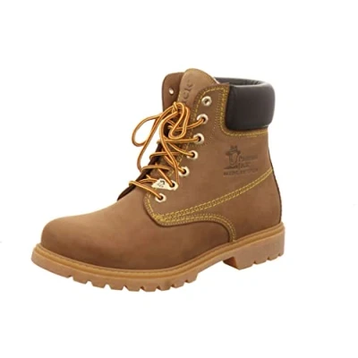 Image of Panama JACK Men’s 03 Wool C6 Nobuck Warm lined classic boots short length, Red (976 , Black/white), 7 UK Men