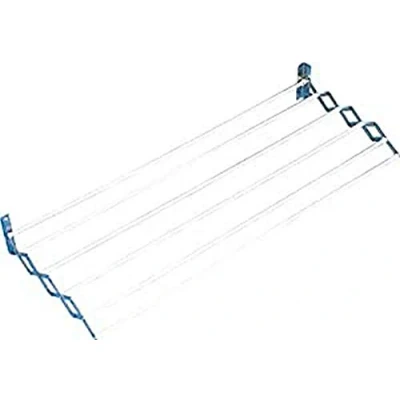 Image of Sauvic Epoxy Extendable Clothesline, 120 cm, Steel, cm