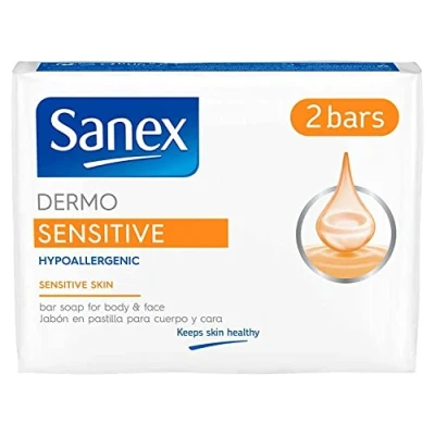 Image of Sanex Bar Soap Dermo Sensitive 2x90g