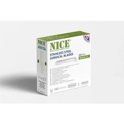 Image of NICE 100 x No.14 Sterile Stainless Steel Surgical Blades SS14
