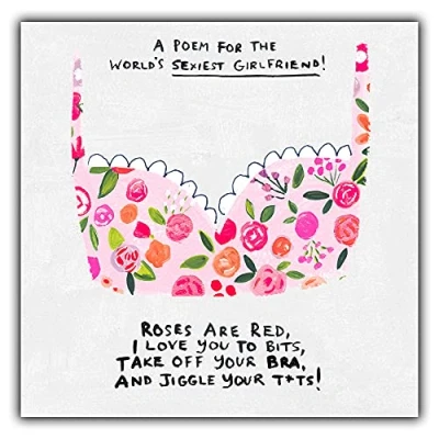 Image of Girlfriend Birthday CARD, Sexy Funny Card For Girlfriend, Jiggle, Cards, Cards