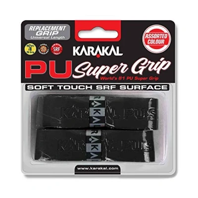 Image of Karakal PU Super Replacement Grip 2 grips, Colors Black