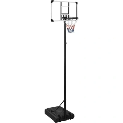 Image of vidaXL Basketball Stand Transparent 280 350 cm Polycarbonate