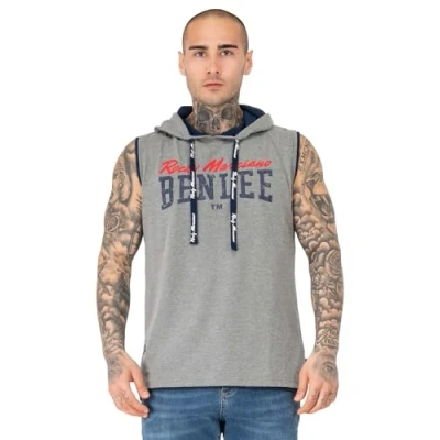 Image of Benlee Men&#039;s Epperson Sleeveless Hooded Shirt Grey, XX Large