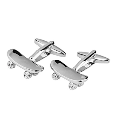Image of Skateboard Shape Cufflinks Men&#039;s Cuff Links Birthday Gift
