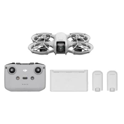 Image of DJI Neo Fly More Combo, Mini Drone with 4K UHD Camera for Adults, 135g Self Flying that Follows Me, Palm Takeoff, AI Subject Tracking, QuickShots, Stabilized Video, RC N3 and 3 Batteries