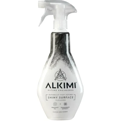 Image of ALKIMI Shiny Surface Cleaner Spray, 500ml Nature Engineered Antibacterial Spray with Antimicrobial and Antiseptic Properties Powerful Natural All Purpose