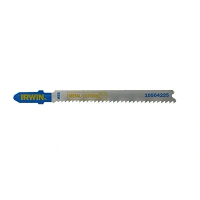 Image of Irwin Metal Cutting Jigsaw Blades (5) gressive Teeth Bayonet Fitting 92mm