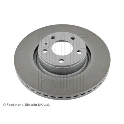 Image of 4F0615301D Brake disc BLUE PRINT ADV184343 Front Axle 314mm 25mm 5 Hole 112mm internally vented Coated AUDI: A6 C6 Saloon, Avant, A8 D3