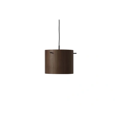 Image of FRANDSEN hanging light FM 1954, walnut, Ø 28 cm, wood