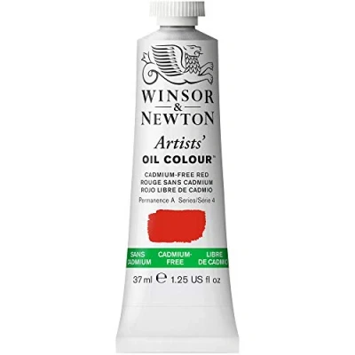 Image of Winsor &amp; Newton Artist Oil Paint, Cadmium red, 37ml