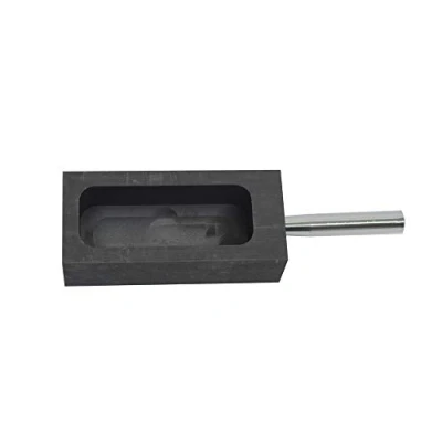 Image of LLF Gold Silver Graphite Ingot Mold Mould Crucible for Melting Casting Refining with Metal Bar (2kg)