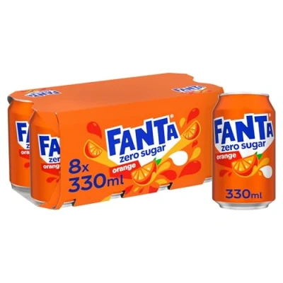 Image of Fanta Orange Zero 8 x 330 ml