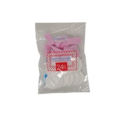 Image of Pack of 24 Make up Sponges Latex Free Round &amp; Wedge Shapes