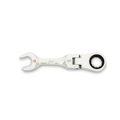 Image of GEARWRENCH 13mm 90 Tooth 12 Point Stubby Flex Combination Ratcheting Wrench 86863