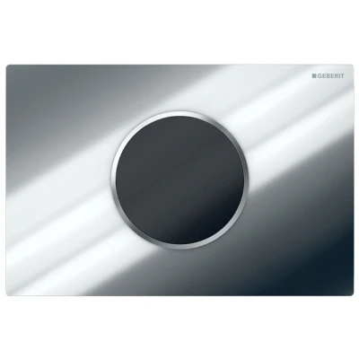 Image of Geberit Sigma10 Automatic/Touchless Dual Flush Plate Battery Operation Chrome (115.908.KH.6)