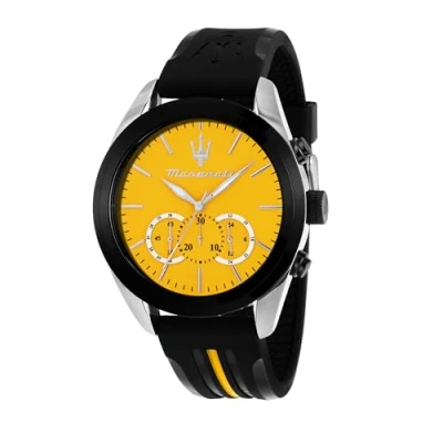 Image of Maserati Men&#039;s Watch, Chronograph, Analog, Steel Band, Traguardo Collection R8871612045