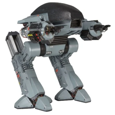 Image of NECA 42055 Robocop ED 209 Fully Poseable Deluxe Action Figure with Sound, 25 cm