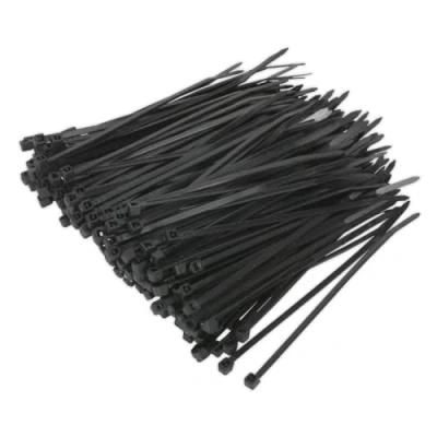 Image of Sealey Cable Tie 100 x 2.5mm Black Pack of 200