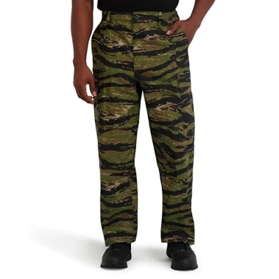 Image of Propper Men&#039;s Standard F525025 Uniform BDU Trouser, Asian Tiger Stripe, X Large Long